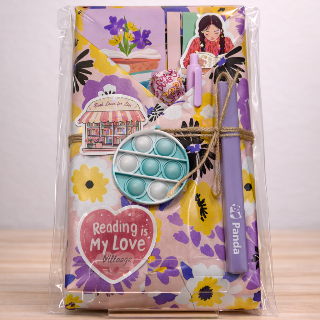 Blind Date with a Book - New Books with Bookmark, Pen, Highlighter, Bookish Stickers, Annotation Tabs, & other goodies - Fun Reading Experience